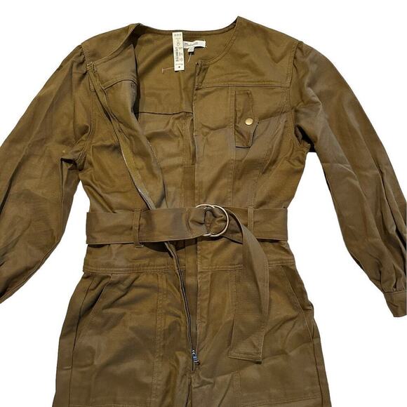 Madewell Jumpsuit Tapered-Leg in Golden Spinach XXS NWT - Picture 7 of 12